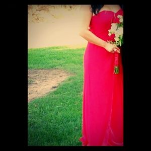 Red "Venus"  bridesmaid dress worn once!